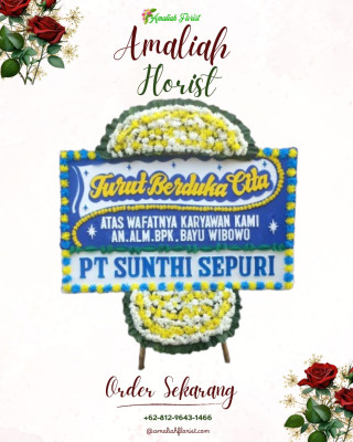 Papan Bunga Duka di Tanjung Jaya