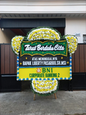 Papan Bunga Duka di Tanjung Jaya
