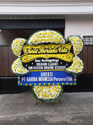 Papan Bunga Duka di Tanjung Jaya